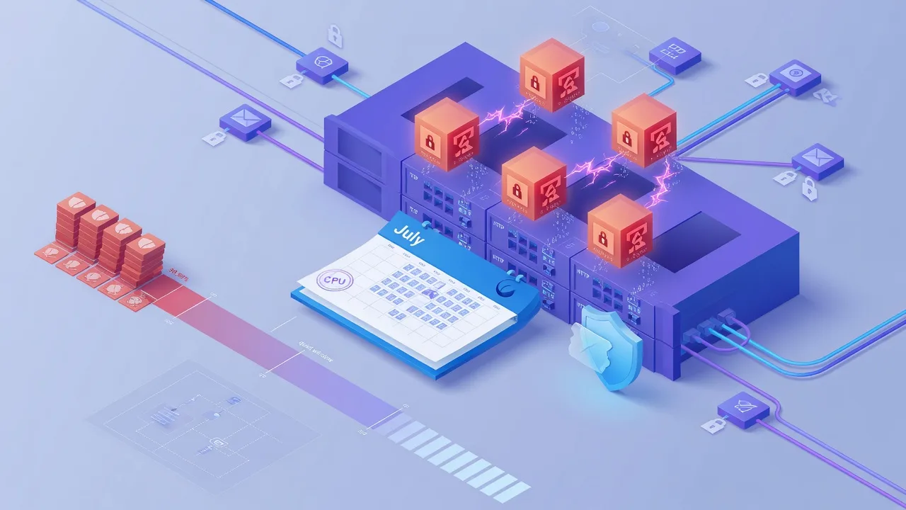 Oracle's July CPU Dropped Five 9.8 WebLogic RCEs at Once — Patch During the Quiet Window. Five unauthenticated, network-reachable takeovers over T3, IIOP, HTTP and SOAP. Their EPSS is near zero toda
