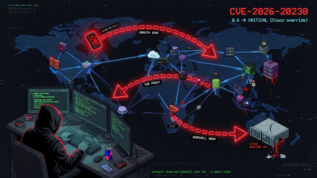 The Dialer Nobody Turns On: CVE-2026-20230 Still Gave Attackers Root on Cisco Unified CM