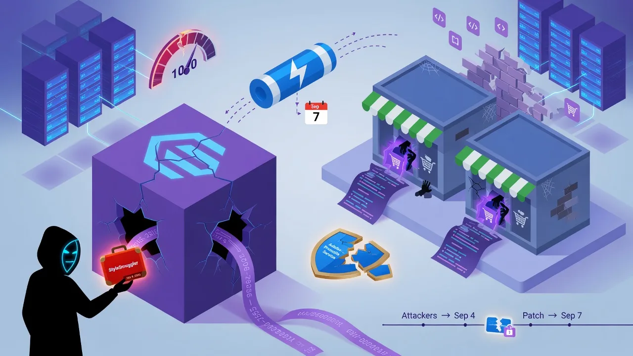 Adobe Shipped an Emergency Patch for Magento's StyleSmuggler Zero-Day — Three Days After Attackers Got There First. CVE-2026-75650 scores a perfect CVSS 10.0. It hit a fully-patched store just as ea