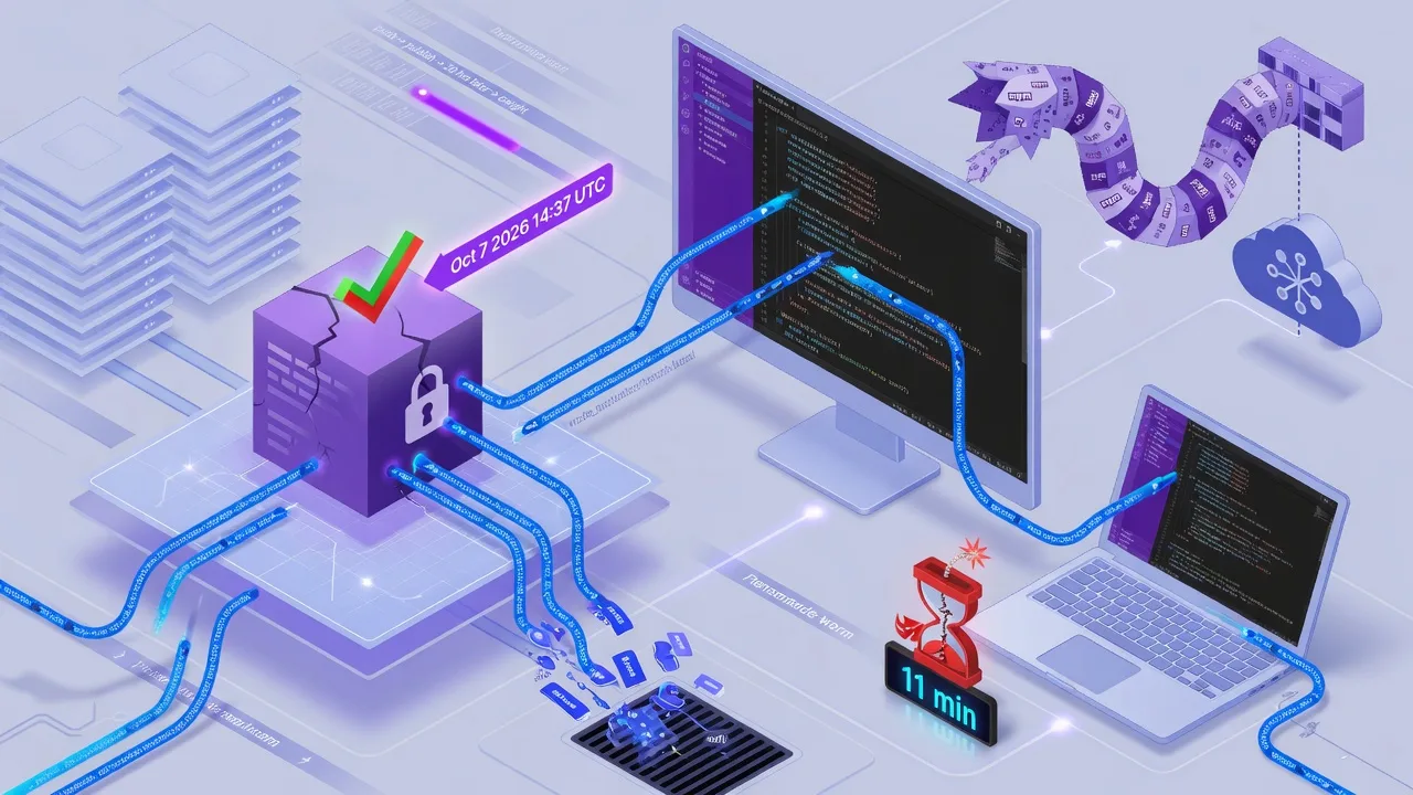 The Tensorlake npm Worm Was Caught in 11 Minutes — But It Had Already Written Itself Into Developers' Claude Code and VS Code Configs. A hijacked maintainer account turned one npm package into a cre